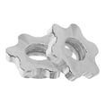 thumbnail image 1 of 2 piezas de collares de barra, collares de mancuernas, abrazaderas de tornillo para mancuernas para barra de 25 mm/0,98 pulgadas para gimnasio en casa Estilo C, 1 of 8