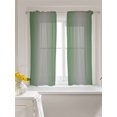 thumbnail image 3 of Green Grey Ombre Sheer Kitchen Tier Curtains 45 Inch length,Rod Pocket Half Curtains & Drapes,Modern Gradient Abstract Art Light Filtering Chiffon Cafe Bathroom Window Treatments 2 Pcs 27.5"W x 45"L, 3 of 7