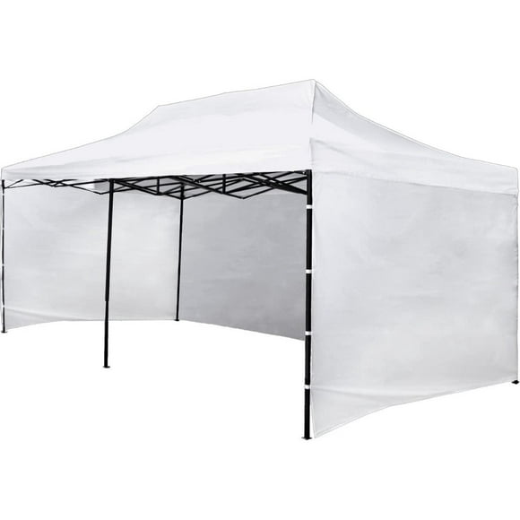 Carpa Pared 6 x 3 Metros Practiksa Toldo Lona Impermeable Plegable Color Blanco