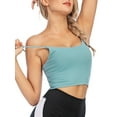 thumbnail image 5 of SAYFUT Women's Sports Bra With Removable Padded, Push Up Sports Bra Tube Bra Tops Fitness Workout Running Shirts Yoga Bras Camisole Crop, 5 of 8
