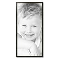 thumbnail image 2 of ArtToFrames 18" x 38" Black Square with Gold Beads Picture Frame, 18x38 inch Black Wood Poster Frame (WOM-5021), 2 of 7