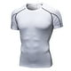 thumbnail image 3 of Camisa Pack de 3 camisetas de manga corta para hombre de secado rápido para correr fitness entrenamiento atlético camiseta camiseta básica, 3 of 7