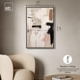 thumbnail image 5 of Strings of Love Canvas Muted Abstract Wall Art by Art Remedy, Black Frame, 24" x 36", 5 of 7