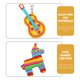 thumbnail image 5 of 24 llaveros mexicanos con temática de fiesta, bolsas de regalo, adornos colgantes, 5 of 7