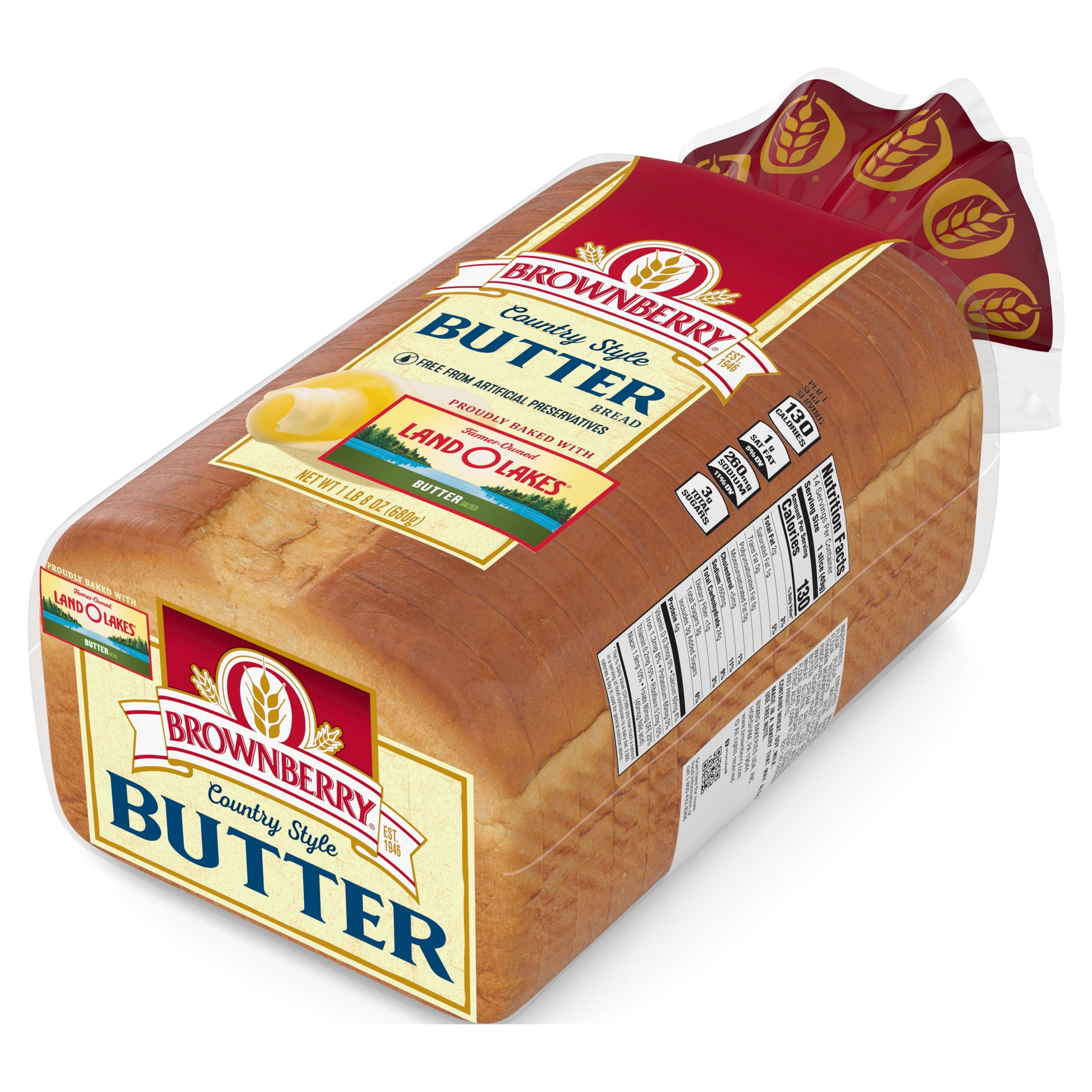 Brownberry Country Butter Bread, 24 oz