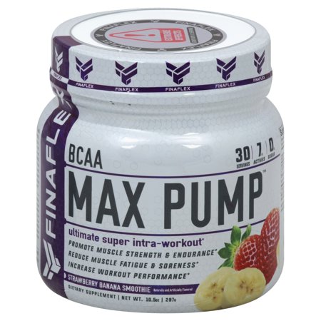 Finaflex BCAA Max Pump Strawberry Banana 297 g (Pack of 3)