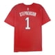 thumbnail image 2 of Adidas Mens Los Angeles Clippers Number 1 Graphic T-Shirt red L, 2 of 2