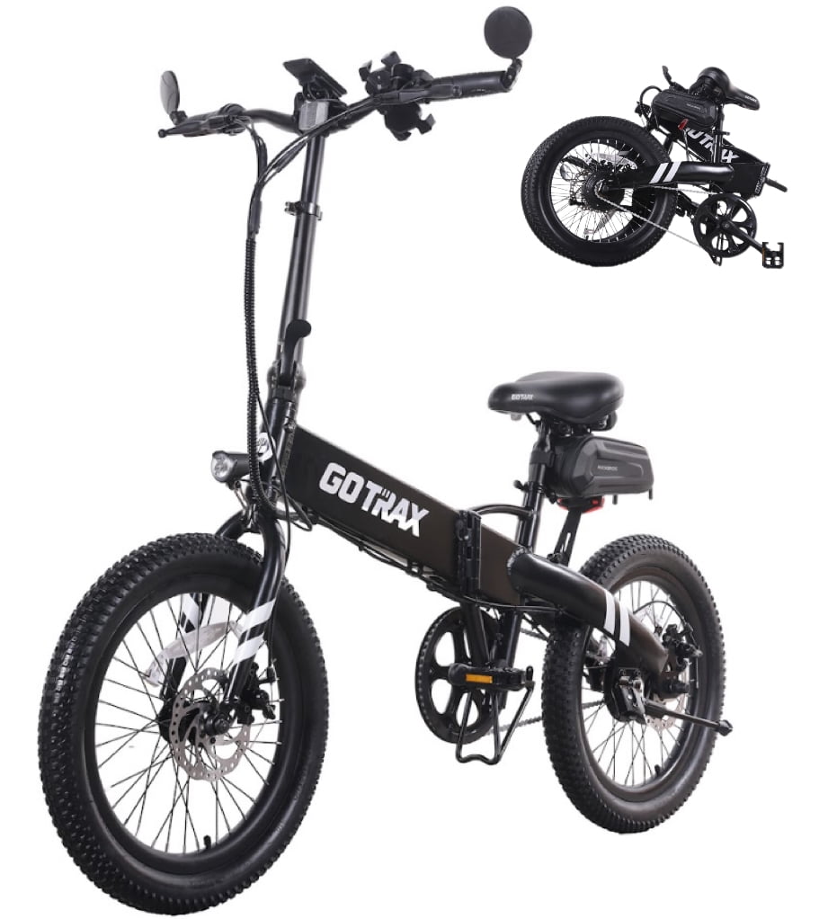 GOTRAX F1V2 Folding Electric Bike, 50-Mile Range