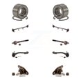 thumbnail image 1 of Transit Auto Front Wheel Bearing Suspension Lower Ball Joint Outer Inner Tie Rod End and Sway Bar Stabilizer Link Kit (10Pc) for Car Hyundai Accent - Left Right Side (Driver Passenger) K7T-108041, 1 of 10