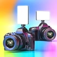 thumbnail image 2 of Mistaha Portable M12 LED Fill Light with Built-in Lithium Battery - Ideal for Video Conferences, Live Streaming, and Selfies - Adjustable Color Temperature and Brightness - Clip-On Design for, 2 of 6