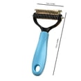 thumbnail image 3 of Pet Grooming Brush, Cat and Dog Comb with Massage Bristles, Deshedding Tool for Hair Removal, Gentle Slicker Brush for All Coats, 3 of 7