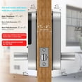 thumbnail image 6 of Keyless Entry Fingerprint Smart Lock with Handle & Keypad: Sifely Biometric Digital Electronic Lock with Code, Electric Deadbolt Door Knob for Front, Interior, Exterior & Bedroom Doors (Silver), 6 of 7