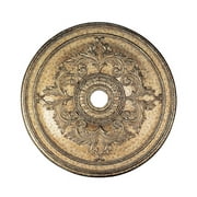 Vintage Gold Leaf Livex La Bella Ceiling Medallion Lighting Fixture Sale 8211-65