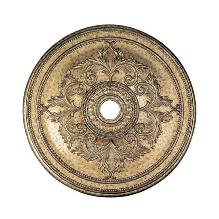Vintage Gold Leaf Livex La Bella Ceiling Medallion Lighting Fixture Sale 8211-65