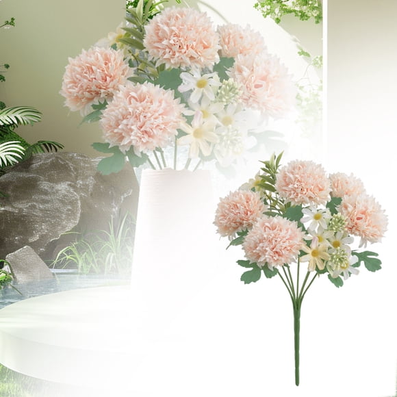 Ramo de flores realista para el hogar. Arreglos florales artificiales a tamaño real para el salón, bodas y