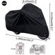 thumbnail image 4 of Funda para Motocicleta Impermeable 190T Resistente al Agua Negra con Protección UV, 4 of 7