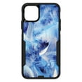 thumbnail image 1 of DistinctInk Custom SKIN / DECAL compatible with OtterBox Commuter for iPhone 11 (6.1" Screen) - Blue Feathers, 1 of 5