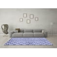 thumbnail image 3 of Ahgly Company Machine Washable Indoor Rectangle Abstract Blue Modern Area Rugs, 8' x 10', 3 of 4