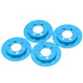thumbnail image 3 of 4 piezas RC pinza de freno RC rueda de simulación disco de freno de aluminio para rueda de 1,9 pulgadas 1/10 RC Crawler Car azul, 3 of 10