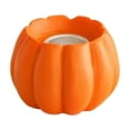 thumbnail image 2 of Oioii Pumpkin Tealight Candle Holders Set Resin Candlestick Base Orange Pumpkin Candlestick Holders for Pillar Candles Dining Table Centerpiece Fall Halloween Thanksgiving Decor, 2 of 6