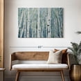 thumbnail image 3 of Elephant Stock Sounds Wall Art - Horizontal Canvas Wall Art - Living Room Wall Decor - Nature Canvas - Blue And White Decor By Tamara Gonda - 45" x 30", 3 of 8