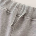 thumbnail image 6 of Zhuashum Baseball Pants Youth Boys 4-5 Years Kids' Solid Color Tracksuit Pants With Bunched Feet Mid Sized Hoodie Pants Relax Fit Daily Wear Grey, 6 of 9
