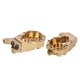 thumbnail image 1 of Nudillo De Dirección De Coche RC, Soporte De Cubo De Coche RC, Latón Duradero Para 1/10 RC Car RC Truck Vehículo De Control Remoto Modelo De Coche RC OTVIAP Front Steering Knuckle, 1 of 8