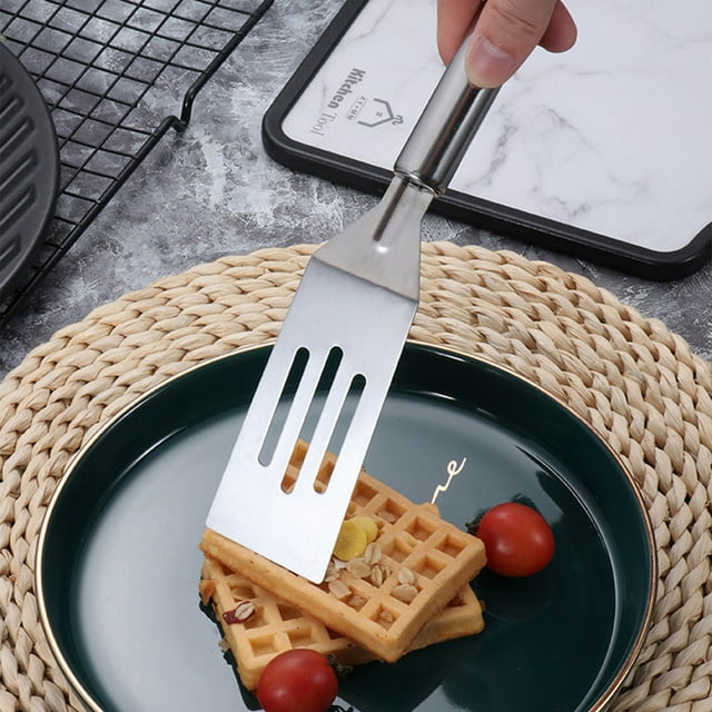 Xihbxyly Juego de Utensilios de Cocina: Cuchillo para Pizza de Acero Inoxidable, Pala para Queso, Cuchillo para Patatas, Mango Resistente Al Calor, Gancho de Fácil Almacenamiento, Utensilio Versátil