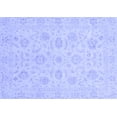 thumbnail image 1 of Ahgly Company Machine Washable Indoor Rectangle Oriental Blue Traditional Area Rugs, 5' x 8', 1 of 4