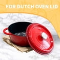 thumbnail image 3 of HUASAI Mango de repuesto de acero inoxidable compatible con Le Creuset Aldi Lodge y otros hornos holandeses de hierro fundido esmaltado, 3 of 5