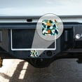 thumbnail image 4 of Hitch Cover Fits For 2-Inch Hitch,Abstract Mosaic With Colorful Geometric Shapesrubber Trailer Hitch Cover Tube Plug Insert,Car Exterior Accessories, Receiver Tube Hitch Plug, 4 of 6