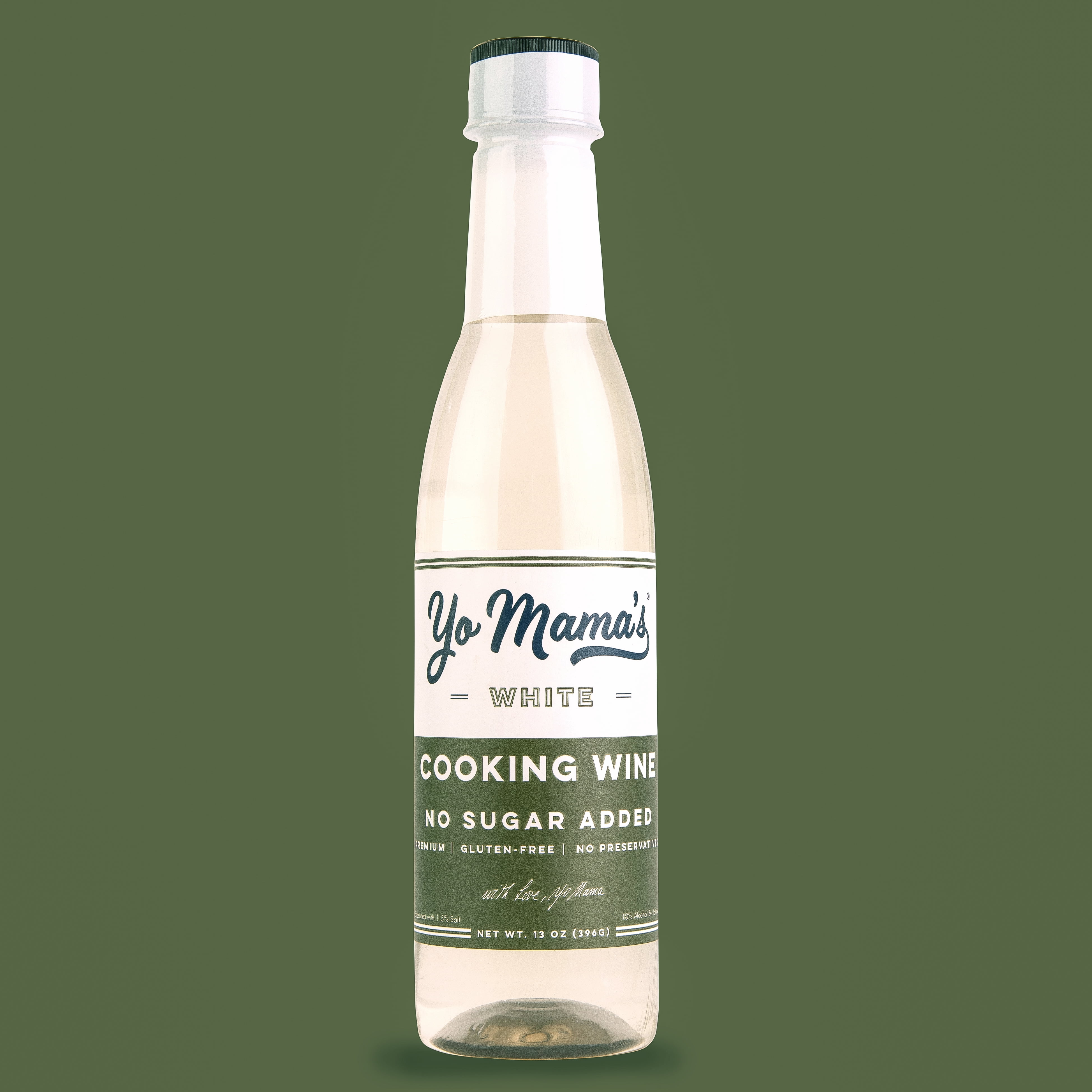 (6 pack) Yo Mama's Foods Premium White Cooking Wine, No Sugar Added, Gluten Free, 1 Bottle