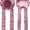 Pink, variant on Satin Heatless Curling Sleep Bonnet , Soft Non-Slip Night Hair Wrap with Long Curling Ribbons for Braids , Natural Curly Hair & Hair Plopping Overnight Hairstyling ,1 PCS