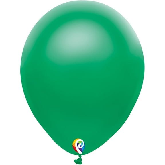 12 Inch Funsational Pearl Green Party Latex Balloons - Pack of 12