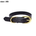 thumbnail image 2 of Collier pour Chien en Cuir Roulé durable Collier Rond Adapté aux Petits et Moyens Chiens, 2 of 5