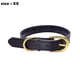 thumbnail image 2 of Collar de cuero enrollado para perro, collar de cuerda redondo duradero, adecuado para perros pequeños y medianos., 2 of 5