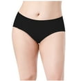 thumbnail image 2 of Annhoo Period Underwear for Women Plus Size Mid Waisted Full Coverage Briefs No Show Breathable Everyday Panties, 2 of 5