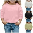 thumbnail image 7 of Hjtefg Kids' Pullover - Long Sleeve Crewneck Sweatshirt, Warm Sporty Top for Boys & Girls,Color: Pink Size: 6-7 Years, 7 of 7