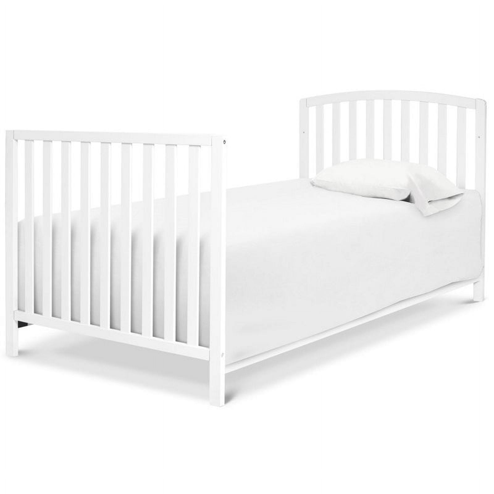 DaVinci Dylan Folding Portable 3-in-1 Mini Crib and Twin Bed in White