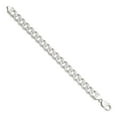 thumbnail image 2 of Primal Silver Sterling Silver 10.5mm Pave Curb Chain Bracelet, 2 of 2