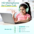 thumbnail image 2 of Auriculares EarFun Kids con cable y micrófono con límite de volumen de 85/94 dB, 2 of 8