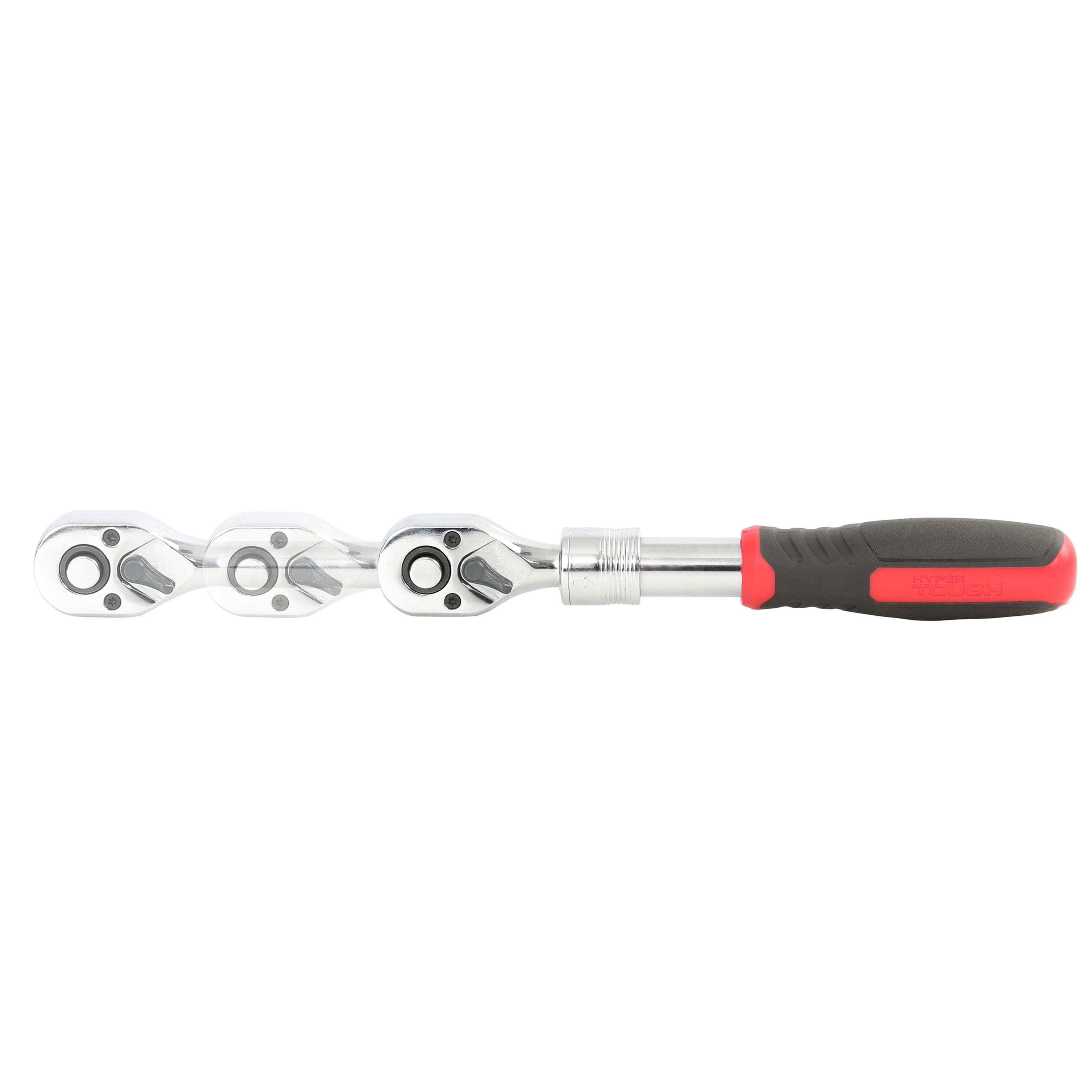 Hyper Tough 3/8-Inch Pear Head Extendable Ratchet, 72 Tooth Ratchet