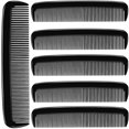 thumbnail image 1 of LUXXII (paquete de 6) peine de bolsillo de 5 pulgadas para barba y bigote, peines para cabello de hombre, barba, bigote y patillas, 1 of 5