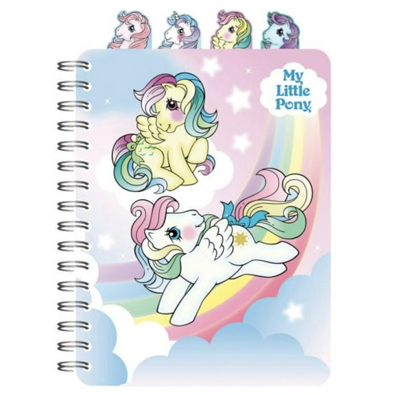 My Little Pony 4-Tab Journal 40 Sheets of Ruled Paper 9" x 6"