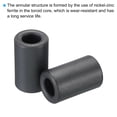 thumbnail image 4 of Uxcell Ferrite Toroid Core, Toroid Core 0.5" ODx0.3" IDx0.8" H, Black 50 Pack, 4 of 5