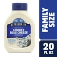 Litehouse Chunky Blue Cheese Refrigerated Salad Dressing & Dip, 20 Fluid oz BottlePack Of 6
