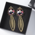 thumbnail image 3 of Panda Vintage Copper-Colored Lace Bookmarks: Stainless Steel Book Accessories for Book Lovers - Set of 2 Book Markers, 3 of 5