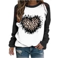 thumbnail image 1 of Birdeem Blouse à Manches Longues Imprimée pour Femmes, Col Rond, Tunique Décontractée pour la Saint-Valentin, 1 of 1