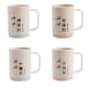 thumbnail image 4 of Ounissouiy Taza de para parejas con asa, tazas para cepillos de dientes, reutilizable, con contraste de colores, soporte de de plástico para Juegos de accesorios de baño rosa 1 Ounissouiy HA081628-02, 4 of 6