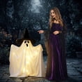 thumbnail image 2 of Halloween Decorations Ghost 31.5 In Light Up Standing Ghost Decoration, Halloween Outdoor Yard Porch Decor, LED Garden Display, Seasonal Party Accent, 2 of 7